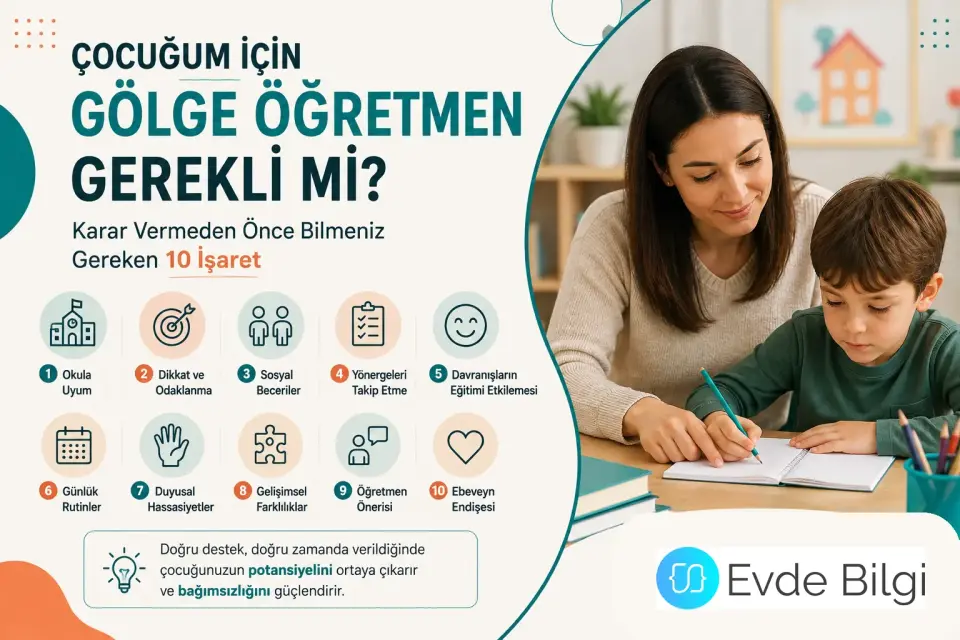 Çocuğum İçin Gölge Öğretmen Gerekli mi? Karar Vermeden Önce Bilmeniz Gereken 10 İşaret